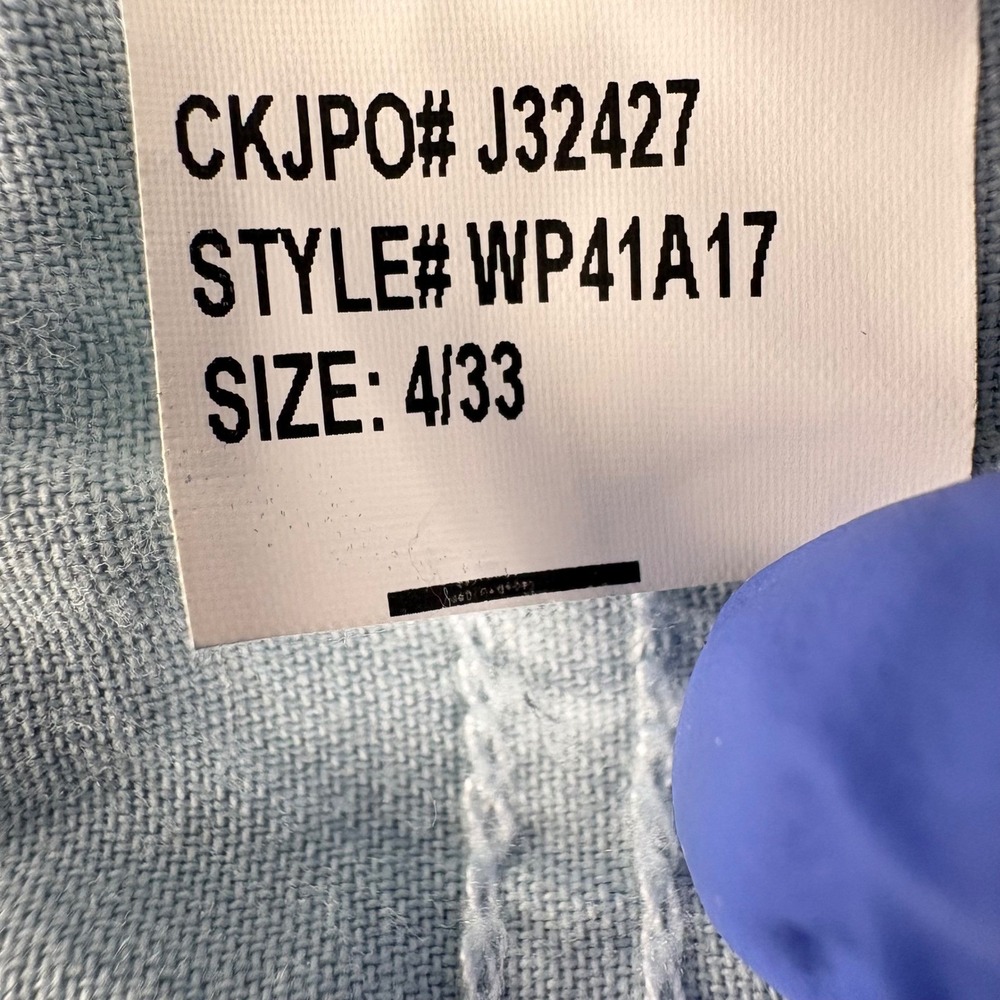 Calvin Klein Jeans Ultimate Skinny Womens 4/33 (29x33) Blue Classic Stretch Tall - Picture 10 of 14